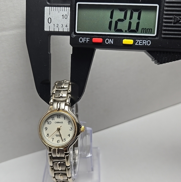 Carriage By Timex N9 WR30M Two Tone Ladies Stainless Indiglo New Battery - Picture 5 of 10